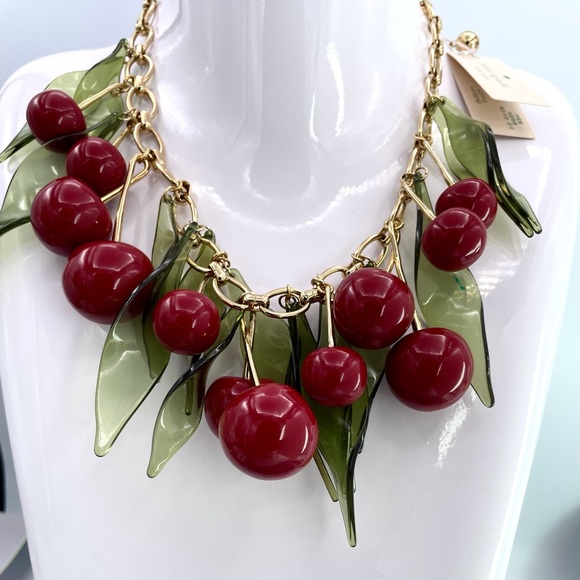 kate spade Cherry Statement Necklace - Picture 7 of 8